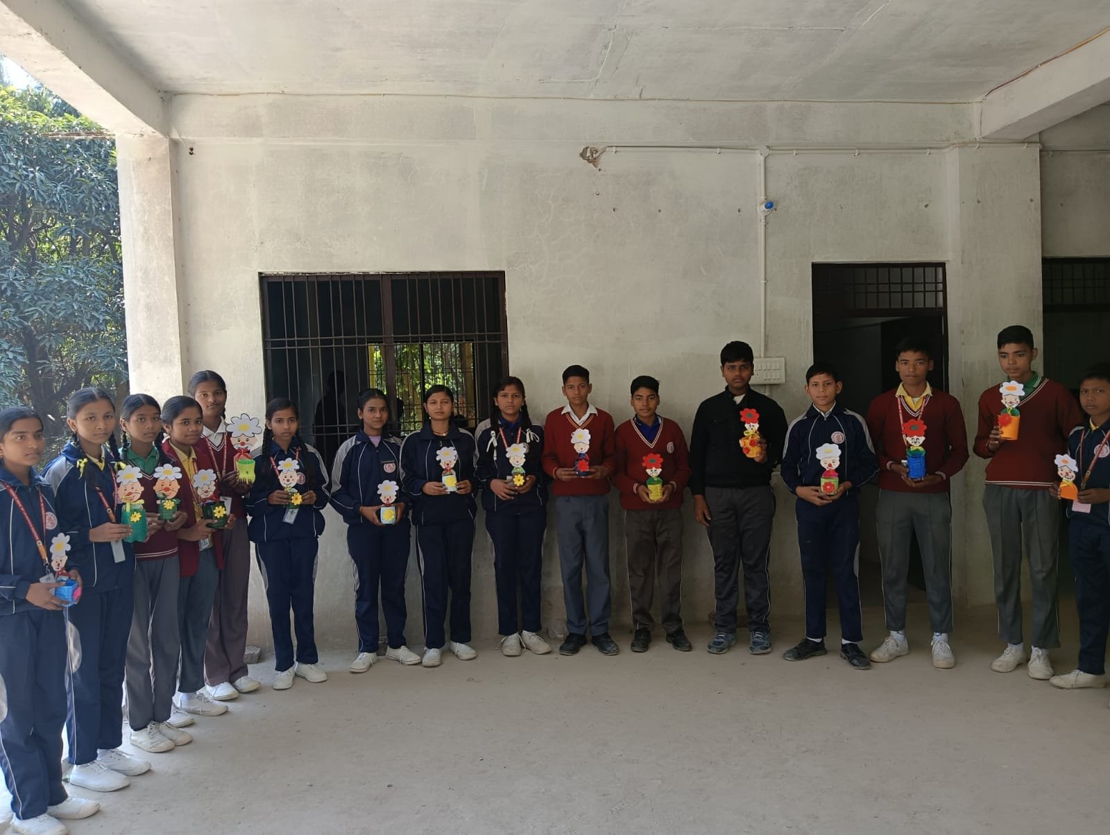 Students participating in activities
