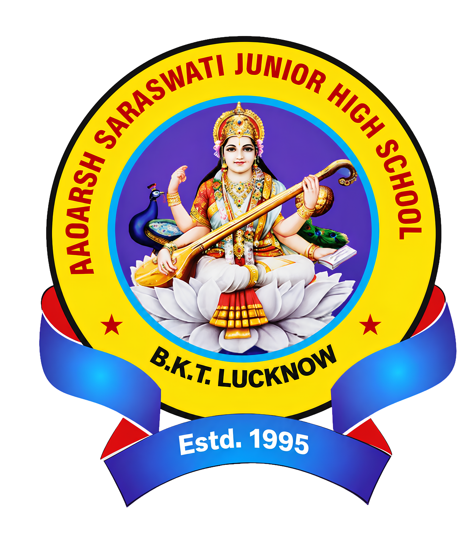 Aadarsh Saraswati Shiksha Mandir School Logo
